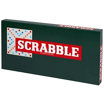Afbeelding van Scrabble Classic: a reproduction of the original 1950&#039;s design with wooden tiles , Classic Games For 2 4 Players Ages 10+