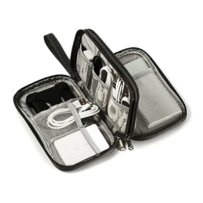 Afbeelding van elektronische tas, organizer, kabeltas, universeel, reiskabel, accessoires, reisorganisator, tas voor telefoonlaadkabel