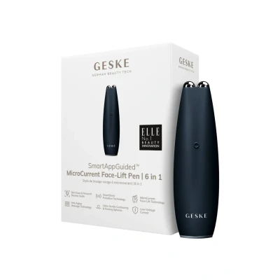 Afbeelding van GESKE SmartAppGuided™ MicroCurrent Face Lift Pen 6 in 1 Tools voor huidverzorging Anti aging apparaat Facelift Jonge huid zonder rimpels Gezichtsapparaat