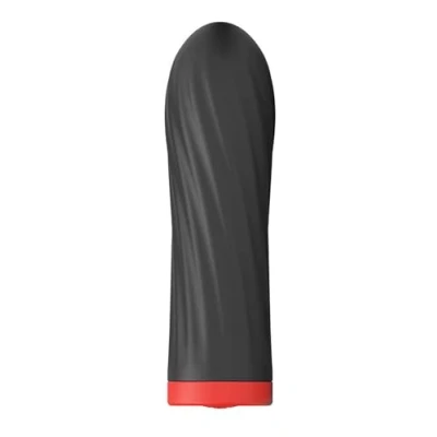 Afbeelding van Bossoftoys 22 00044 Silicone touch vibrator 10 Functions 8,5 cm dia 2,5 Rechargeable attractive Colour windowbox Black