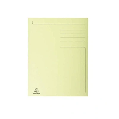Afbeelding van Exacompta dossiermap Foldyne ft 24 x 32 cm (voor A4), geel, doos va