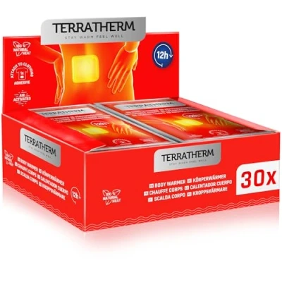 Afbeelding van Warmtepleister rug, nek en schouder 12 uur aangename, diepe warmte, rugwarmer bodywarmer zelfklevend door de lucht geactiveerd 30 stuks