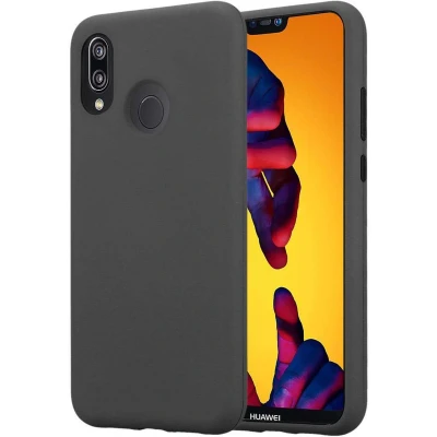 Afbeelding van Cadorabo Hoesje geschikt voor Huawei P20 LITE 2018 / NOVA 3E in KWART GRIJS Hybride beschermhoes met TPU siliconen binnenkant en 2 delige kunststof buitenkant