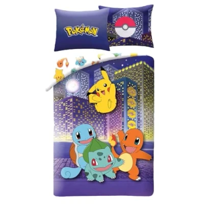 Afbeelding van Pokémon Dekbedovertrek City 140 x 200 cm