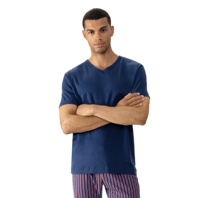 Afbeelding van mey Pyjamashirt, Heren, Maat: Small, Neptune