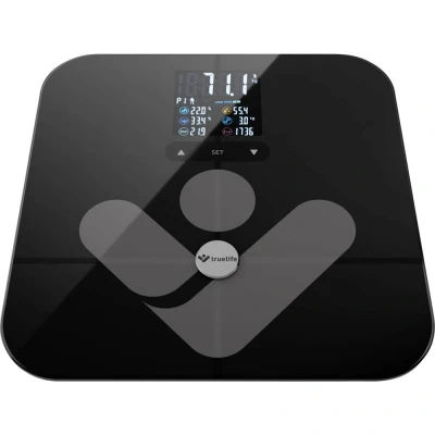 Afbeelding van truelife FitScale W7 BT Personenweegschaal Weegbereik (max.): 180 kg Zwart Met Bluetooth