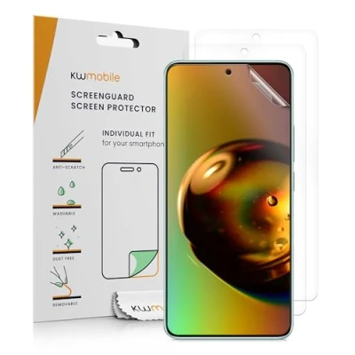 Afbeelding van kwmobile 3x screenprotectors geschikt voor Xiaomi Redmi Note 14 5G beschermende folie smartphone