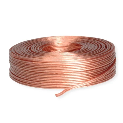 Afbeelding van Luidsprekerkabel CCA 2 x 2,5mm2 Transparant 100 meter