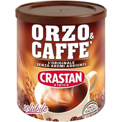 Afbeelding van 6x Crastan Orzo en koffie instant oplosbare gerst graankoffie 120 g