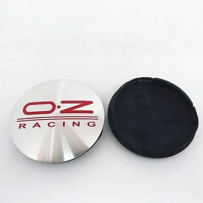 Afbeelding van 4 Stuks Auto Naaf Naafdoppen voor OZ Racing O.Z 55mm, Wielnaafdoppen, Waterdichte naafafdekking Sticker Stofdichte Naafnaafkappen, Wieldoppen