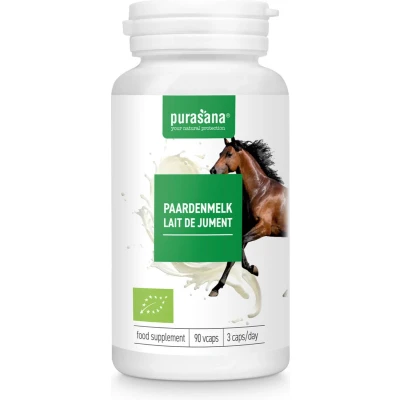 Afbeelding van 3x Purasana Paardenmelk 250 Mg Bio 90 Capsules