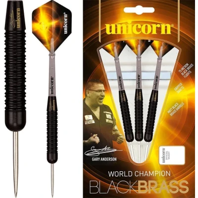 Afbeelding van Unicorn Gary Anderson World Champion Black Brass P1 Dartpijlen 25 Gram