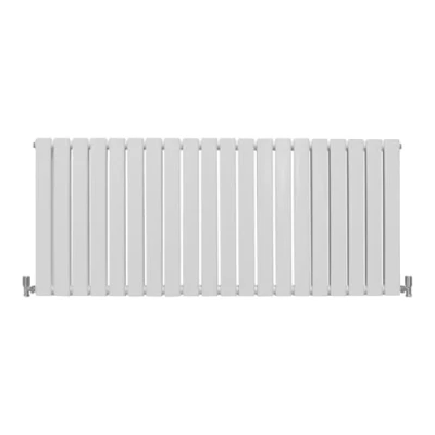 Afbeelding van Design Radiator Sierradiator Verwarming Wit 600 mm x 1400 Inclusief Schoonmaakborstel + Bevestigingsset Plat Horizontaal