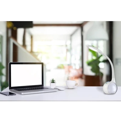 Afbeelding van Globo Flexibele LED tafellamp Paula, wit