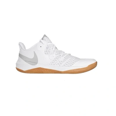 Afbeelding van Nike Performance ZOOM Hyperspeed Court SE Unisex Handbalschoenen, Maat: 45.5, White/metallic silver Textiel/ synthetisch