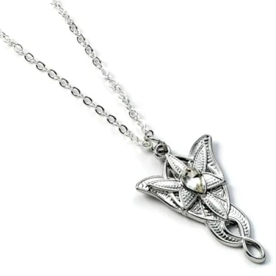 Afbeelding van The Lord of Rings Evenstar Halsketting Zilver, LRN00003, Eén maat, Zink