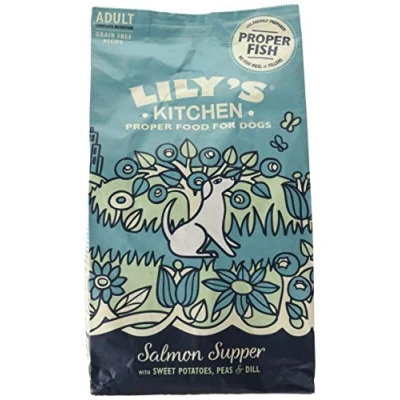Afbeelding van Lily&#039;s Kitchen Salmon Supper / Sweet Potato Peas Dill 2,5 KG (410267)