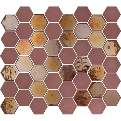 Afbeelding van The Mosaic Factory Valencia Bordeaux Hexagon