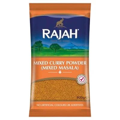 Afbeelding van Rajah Mix Curry Poeder Extra Hot 400G