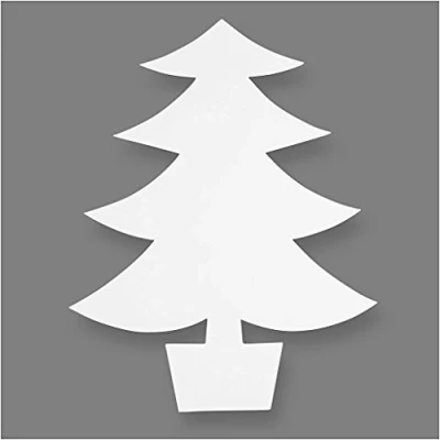Afbeelding van Creativ Company Knutsel Kerstbomen, 25st.