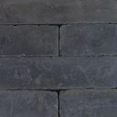 Afbeelding van Kijlstra Linea 15x15x45 Cm Antraciet Getrommeld Stapelblok met authentieke uitstraling