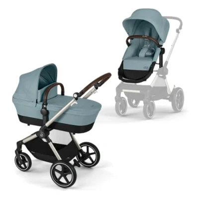 Afbeelding van cybex GOLD Kinderwagen EOS Lux Hemelsblauw