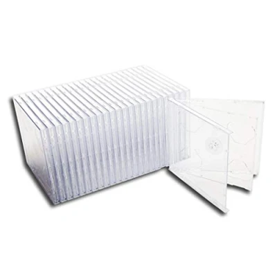 Afbeelding van Dubbele CD lege doos, smal, glashelder Protected