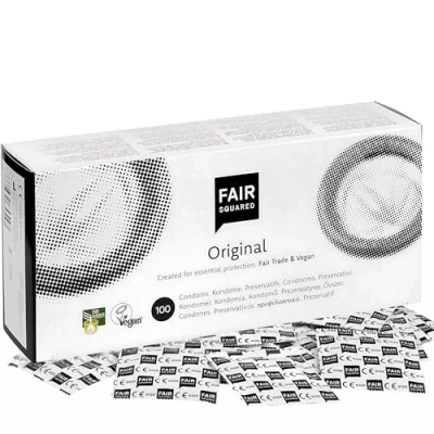 Afbeelding van fair Squared Original eco trade condooms 100 stuks