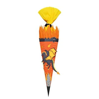 Afbeelding van Ursus 9850035 snoepzak knutselset Nixe, zeshoekig, hoogte ca. 68 cm, diameter 20 inclusief knutselhandleiding en sjabloon boog, om zelf te knutselen, ideaal voor het eerste schooljaar