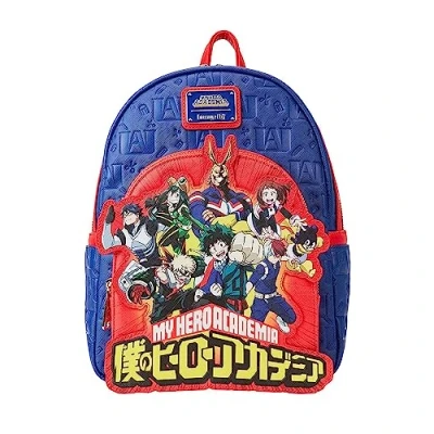 Afbeelding van Loungefly: My Hero Academia Group Debossed Logo Mini Backpack