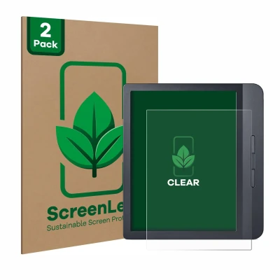 Afbeelding van ScreenLeaf Screenprotector voor Kobo Libra H2O / Colour 2024 Duurzame schermbescherming Folie Beschermfolie transparant (2 Stuks)