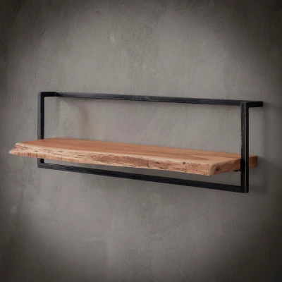 Afbeelding van Hoyz Wandplank Edge 100cm Acaciahout Bruin