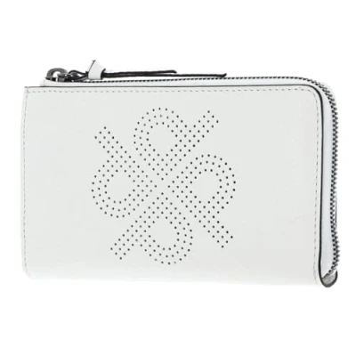 Afbeelding van PICARD Portemonnee Peephole 1 Zip Wallet White Lily Wit