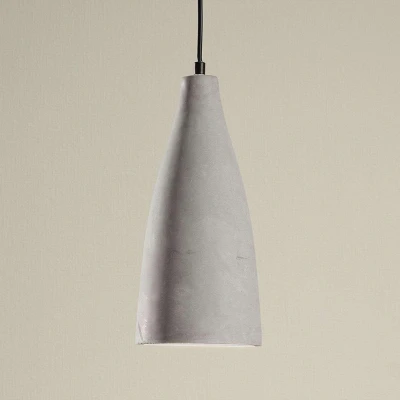 Afbeelding van Lindby hanglamp 1licht beton, metaal H: 30 cm E27 beton grijs