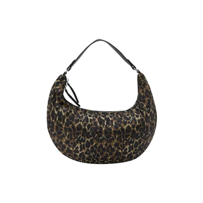 Afbeelding van faina Shoulder Handtas, Dames, Maat: One Size, Dark brown leo
