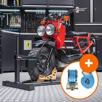Afbeelding van Datona Inrijklem Voor Scooters + Spanband (61 x 50 34 cm) Zwart