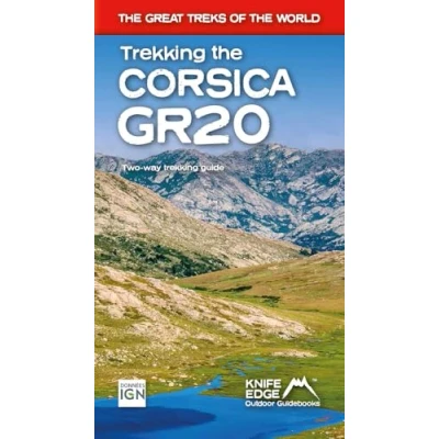 Afbeelding van trekking the Corsica GR20: Two way guide Real IGN Maps 1:25,000