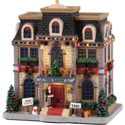 Afbeelding van Christmas at the savoy with 4.5v adaptor LEMAX
