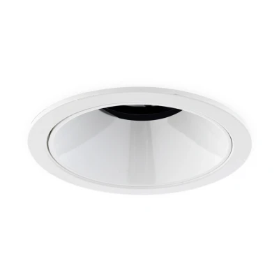 Afbeelding van LED Inbouwspot 10W CREE, Rond, Ø84mm, Kantelbaar, Dimbaar, Wit/Wit, Warm Wit