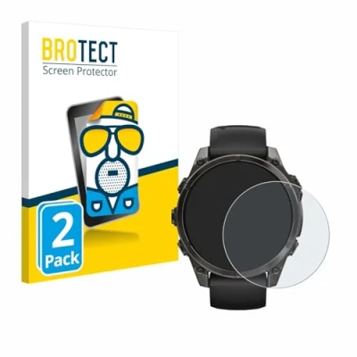 Afbeelding van BROTECT (2 Stuks) Antireflecterende Beschermfolie voor Garmin Fenix 8 AMOLED (47 mm) Anti Glare Screen Protector, Mat, Ontspiegelend