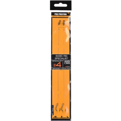 Afbeelding van Strategy Pole Position Basic Rig Specialist 18cm 25lb (2 pcs) Maat : haak 6