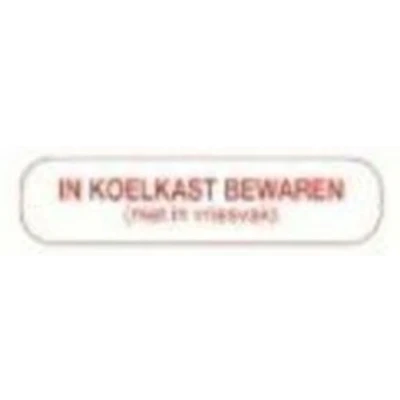Afbeelding van Blockland Strooketiket Koelkast Bew Niet Vriesvak 30 X 7mm, 1000 stuks