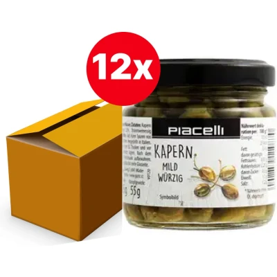 Afbeelding van Kappertjes mild pittig 95g Doos 12 stuks