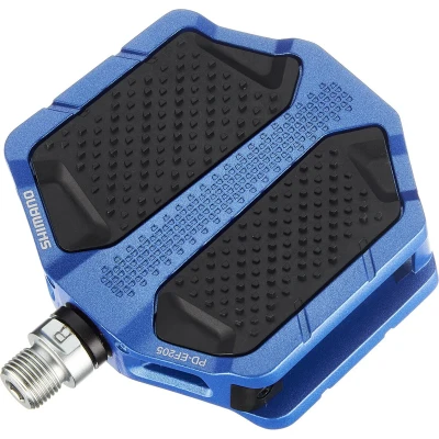 Afbeelding van Shimano PD EF205 Platform pedalen, blauw