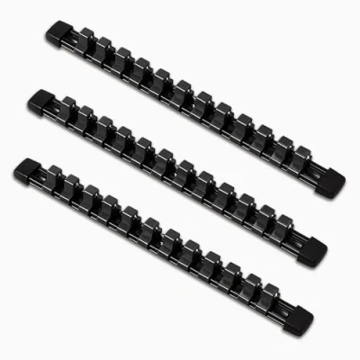 Afbeelding van ACEBON Gereedschap Socket Organizers, 3 Stuk Houder Kit, 1/2&quot; Drive, Draagbare Clip Rail Houder, Houdt 36 Sockets