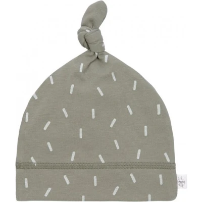 Afbeelding van interlock beanie muts speckles olive 74/80 Lassig
