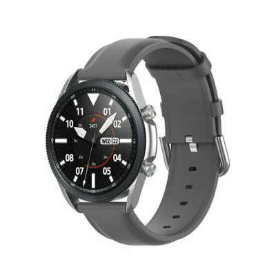 Afbeelding van Garmin Approach S12 / S40 S42 Classic leren bandje Grijs