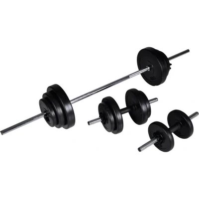 Afbeelding van Barbell En Dumbbellset 30,5 Kg
