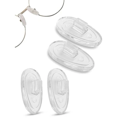 Afbeelding van Brillen neuspads indrukken siliconen druppelvorm verpakking van 2 paar 13 mm Sports World Vision