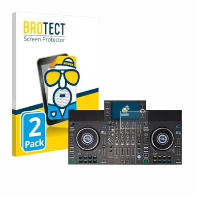 Afbeelding van BROTECT Screenprotector voor Denon DJ SC LIVE 4 Folie Beschermfolie matte (2 Stuks)